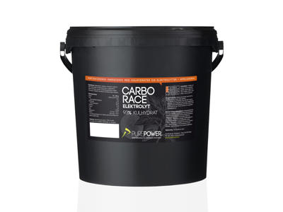 PurePower Carbo Race Elektrolyt - Energidrik - Appelsin - 5 kg