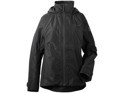 Didriksons Stratus Womens Jacket - Regnjakke dame - Sort