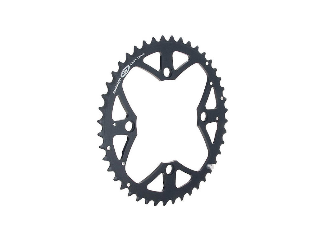Shimano XT - Klinge 48 tands FC-M761 og FC-M771 Triple 9 gear sort Billede af Shimano XT - Klinge 48 tands FC-M761 og FC-M771 Triple 9 gear sort