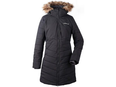 Didriksons Natasha Padded Womens Parka - Damejakke m. For - Sort