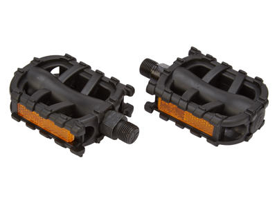 Atredo - Pedal - Barn - 9/16" - Svart plast