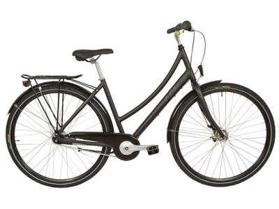Micado Shopping - City Bike - Dam - 7 växlar - Matt svart - 51 cm