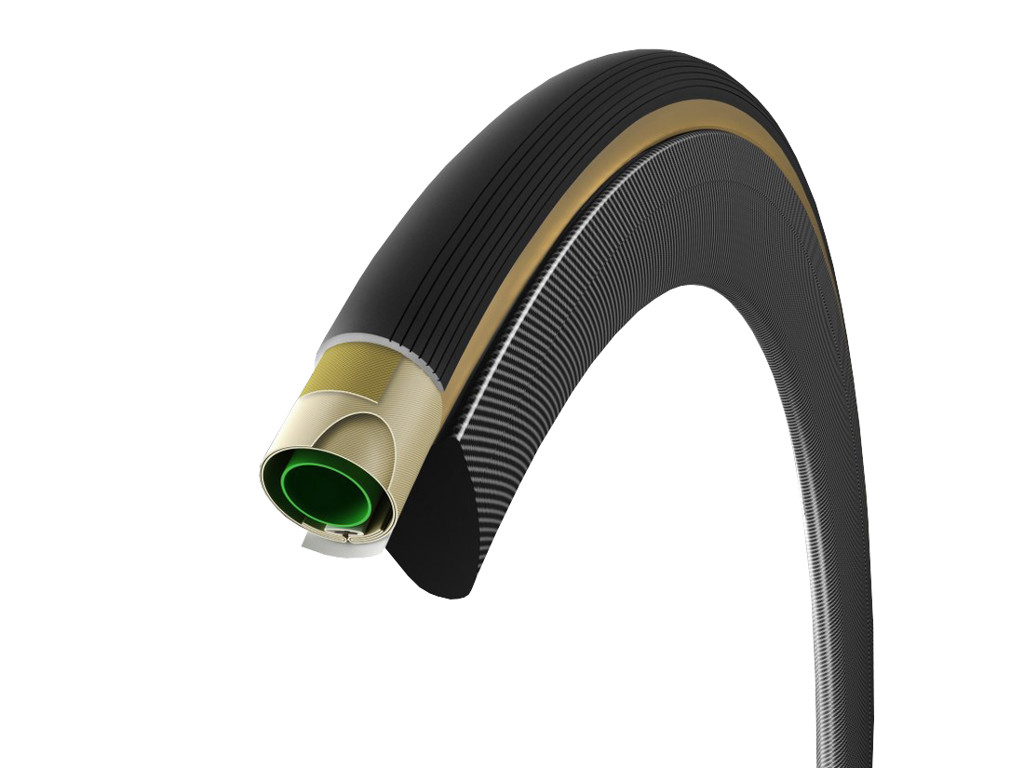 Vittoria Pista Control G+ 700x23c Foldedæk - Natur/sort thumbnail