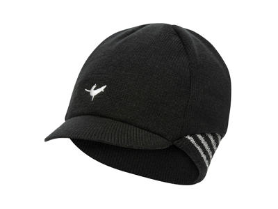 Sealskinz Belgian Style Cap - Vintercykelkasket - Sort/hvid