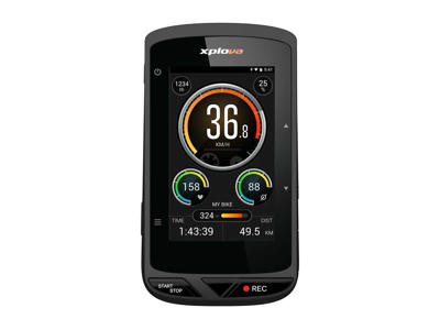 Xplova X5E - Cykelcomputer med GPS - 3" display