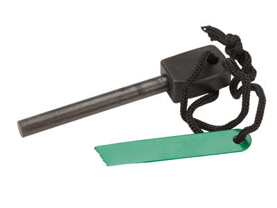 Atredo Tændstål - 06022 - Magnesium - 10 cm - Sort