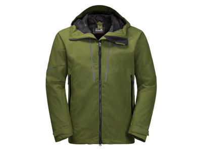 Jack Wolfskin Skei Trail JKT Men - Vandtæt herrejakke - Grøn