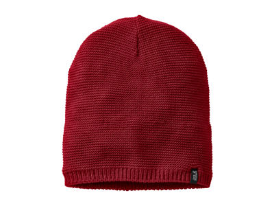 Jack Wolfskin Stormlock Knit Beanie - Hue Vindtæt - Rød - OS