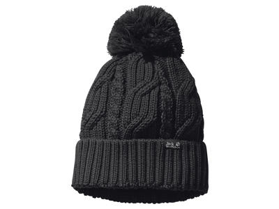 Jack Wolfskin Stormlock Pompom Beanie - Hue - Onesize - Sort