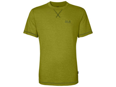Jack Wolfskin Crosstrail T - T-Shirt - Herre - Lysegrøn