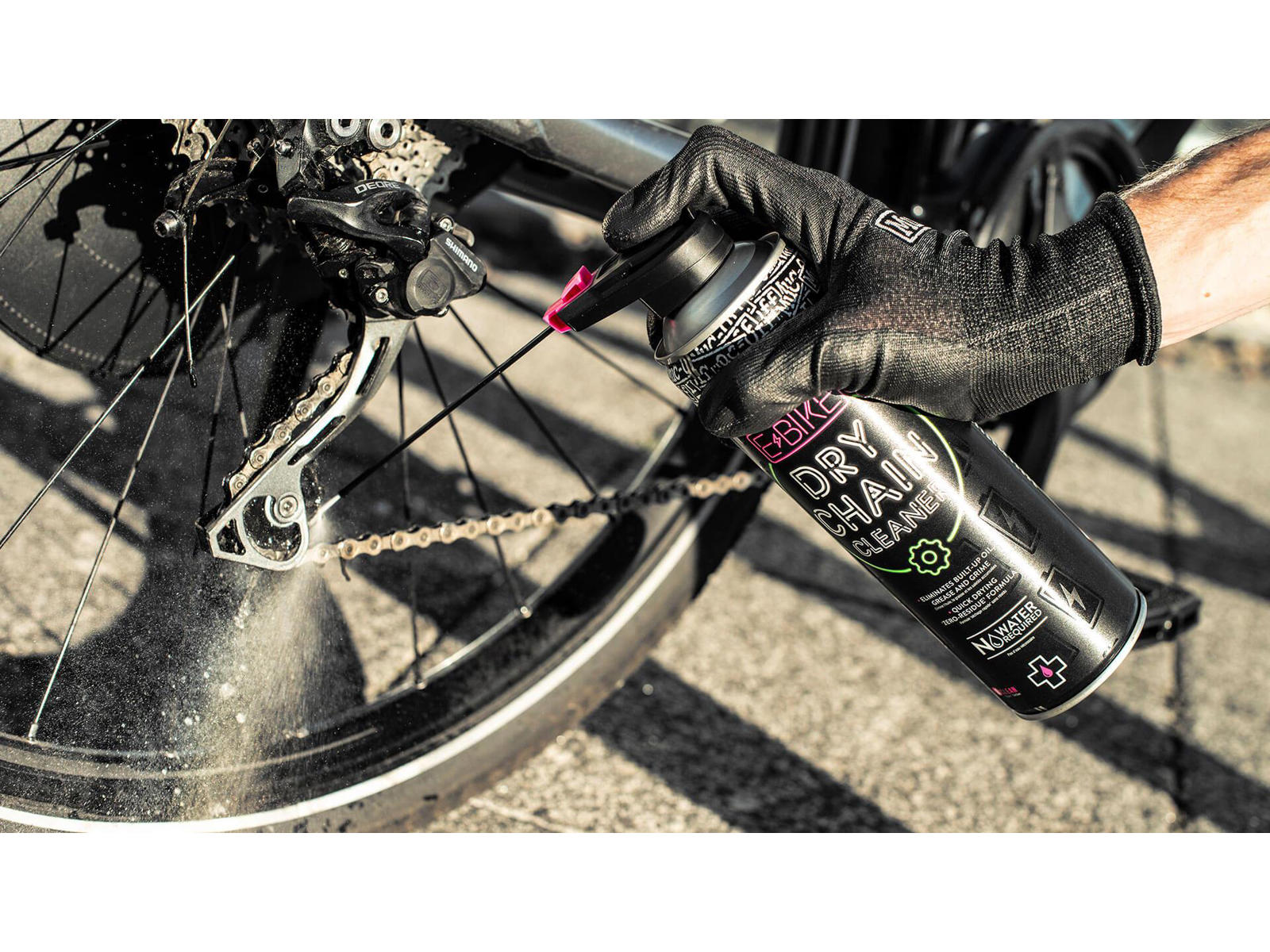 MucOff EBike Dry Chain cleaner kæderens til ElCykler 400 ml (DKK
