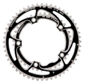 Stronglight - 38 tands ø130 5 huller 9 10 speed Zicral alu | Klinger Stronglight klinge - 38 tands - ø130 - 5 huller - 9/10 speed - Zicral alu - Sølv | Klinger