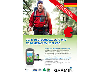 Topografiskkort Tyskland Garmin