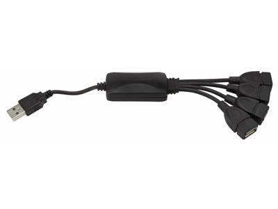 USB Blæksprutte Hub 2.0 4 vejs