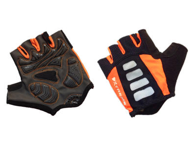 XTreme X-Guard - Cykelhandske - Sort/orange - Kort