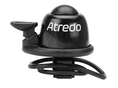 Atredo - Mini Bell - Ringeklokke - Med gummibånd - Sort