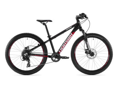 Eightshot X-Coady 24 Disc - MTB Barncykel 24\" - Svart/röd/vit