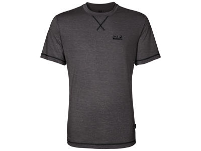 Jack Wolfskin Crosstrail T - T-Shirt - Herre - Koksgrå