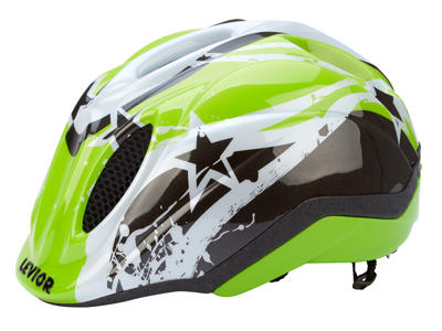 Levior cykelhjelm Primo Str. 46-51 cm - Grøn Stars