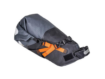 Ortlieb Seat-Pack - Bike Packing Sadeltaske - Str. M - 11 Liter - Grå/sort
