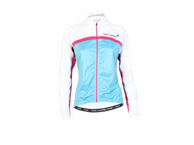 Cykeltrøje blå/hvid/pink Dame Model 1100
