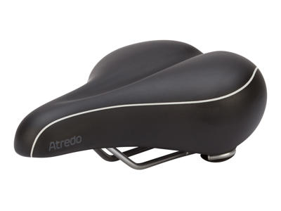 Atredo - Sadel - komfort lux med gel - Sort