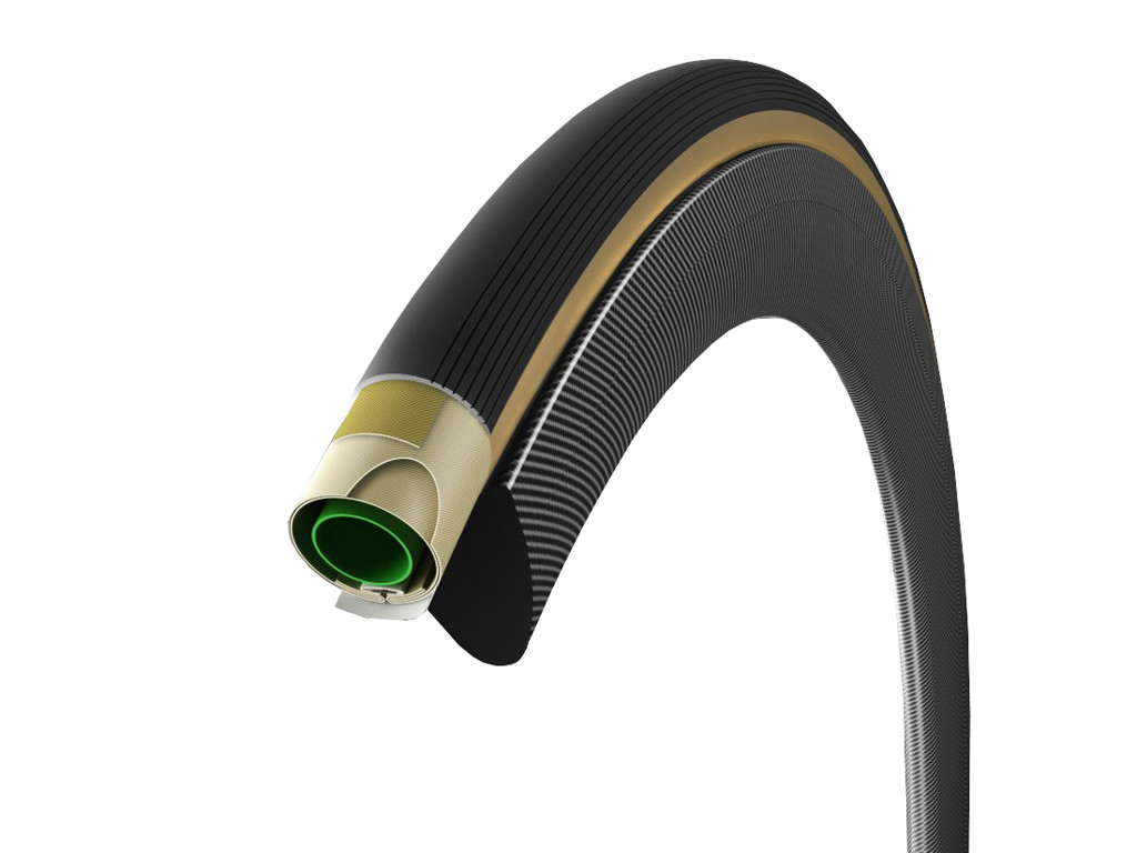 Vittoria Pista G+ 700x23c Foldedæk - Natur/sort thumbnail