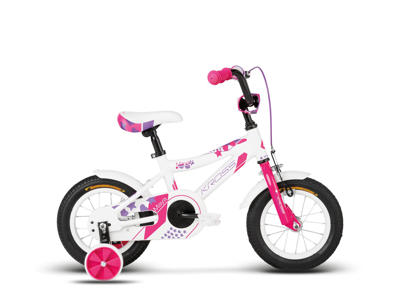 Kross Maya - Børnecykel - 12" - Hvid/pink