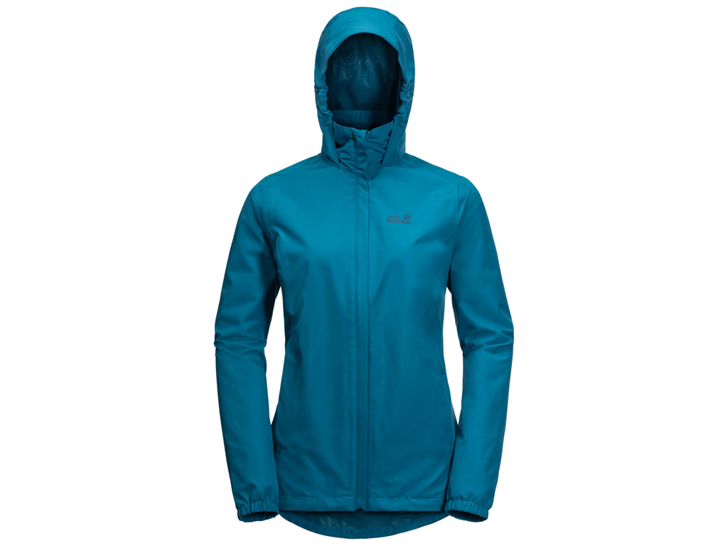 Jack Wolfskin Stormy Point Skaljakke - Dame Str. M - Celestial blue thumbnail