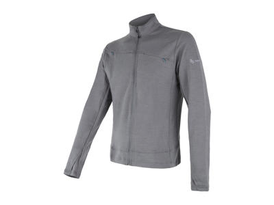Sensor Merino Upper Fleece - Uldfleece jakke - Herre - Grå