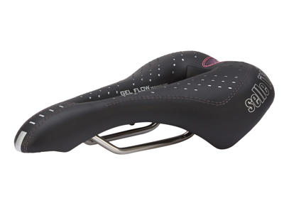 Selle Italia Diva Gel Superflow L - Cykelsadel - Sort