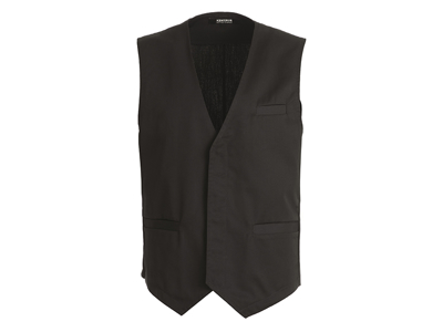 Vest herre sort Str. XL