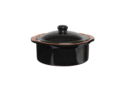 Cocotte m/lock Ø 17 cm brun