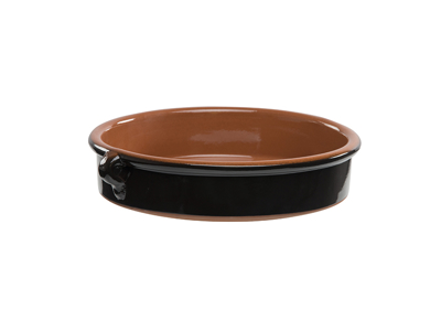 Torrent ovnfast skål Ø25 cm sort/terraco