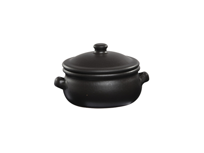 Torrent paella skål m/låg Ø15 cm sort