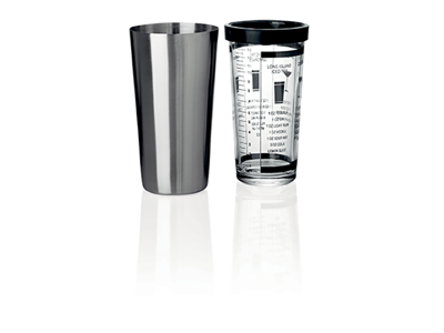 Shaker boston m glas 0,6 L 2 dele