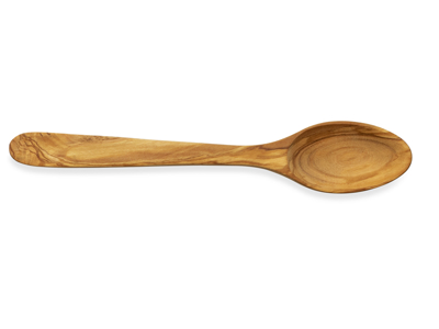Ske Oliventræ m/ fladt skaft 30 cm