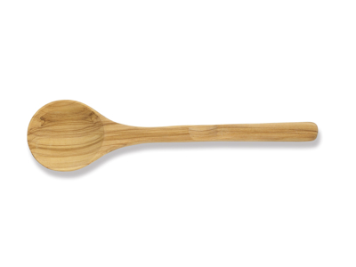 Ske Oliventræ med fingergreb 30 cm