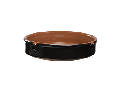 Torrent ovnfast skål Ø28 cm sort/terraco