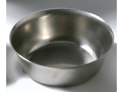 Konisk rustfri skål 0,7 ltr.
