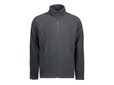 Fleece Cardigan Sort XXL Herre model