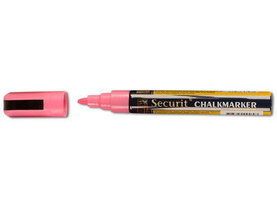 Tusch pink 2-6 mm til tavle 2 stk