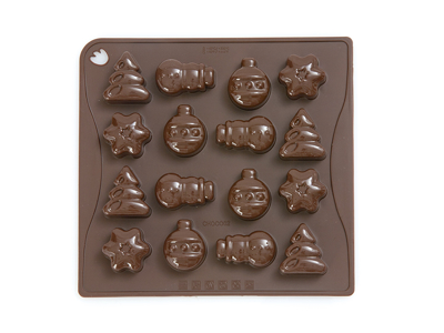 Chokoladeform brun Christmas