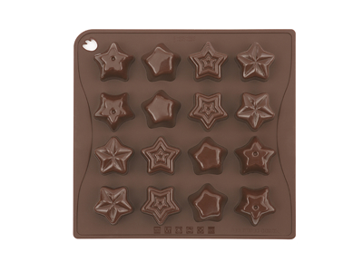 Chokoladeform brun Stars