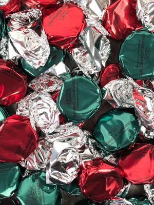 Bling Jul - Karameller i 5 kg bulk