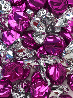 Bling Bling, pink - karameller i 1kg løsvægt