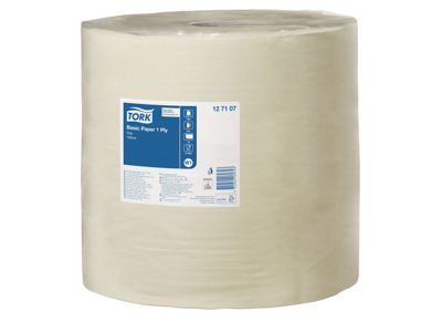 Tork aftør.papir Basic gul W1 1rl