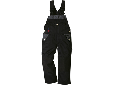 Kids overall sort/grå 110/116