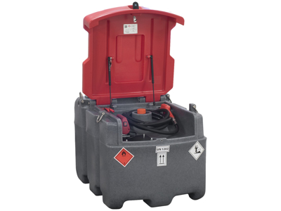 Dieseltank m/12V pumpe, 425 ltr.