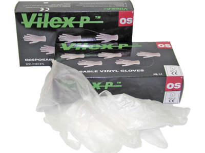 Vilex vinyl handsker P 6½ (S) 100